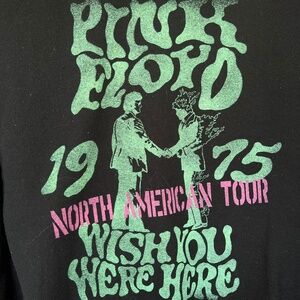 Vintage Pink Floyd 1975 North American Tour Wish You Were Here Men's Sweater